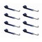 Tie 4 Safe 2" x 10' Lasso Strap w/ Mini J Hook for Towing Wrecker Trailer Tie Down Black, 8PK TWS65-5210-J-BLK-8 - alternate 1